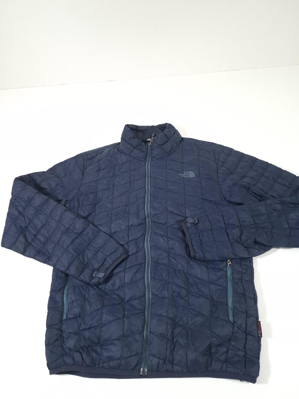 The North Face Jacket Mens Small Blue Primaloft Puffer Full Zip Lightweight